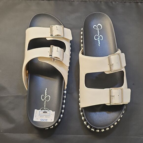 BRAND NEEW JESSICA SIMPSON WOMEN'S  DOUBLE  BUCKLE SANDALS G1 - Picture 11 of 15